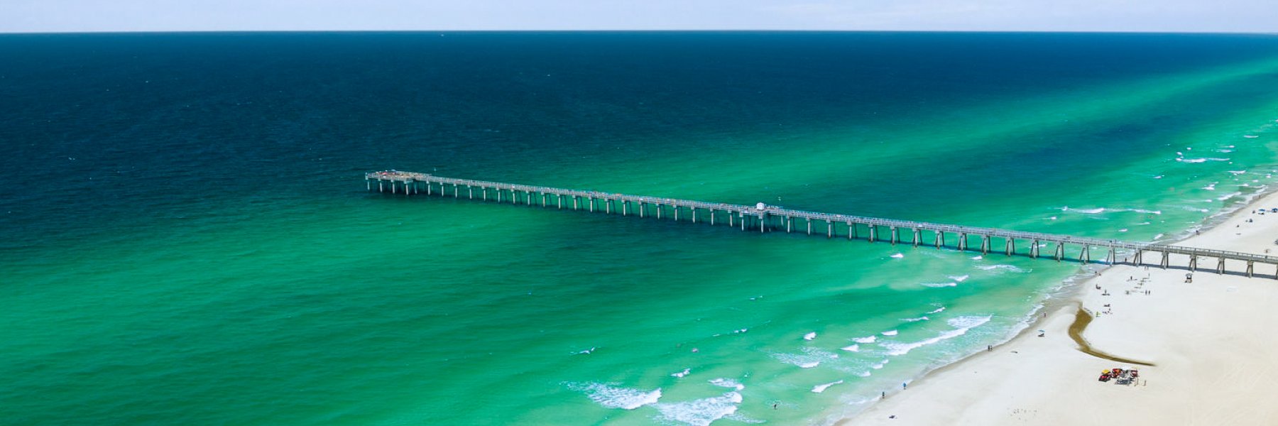 Wooden Bridge For Walk at Beach Beach Tower Beachfront Hotel, Florida