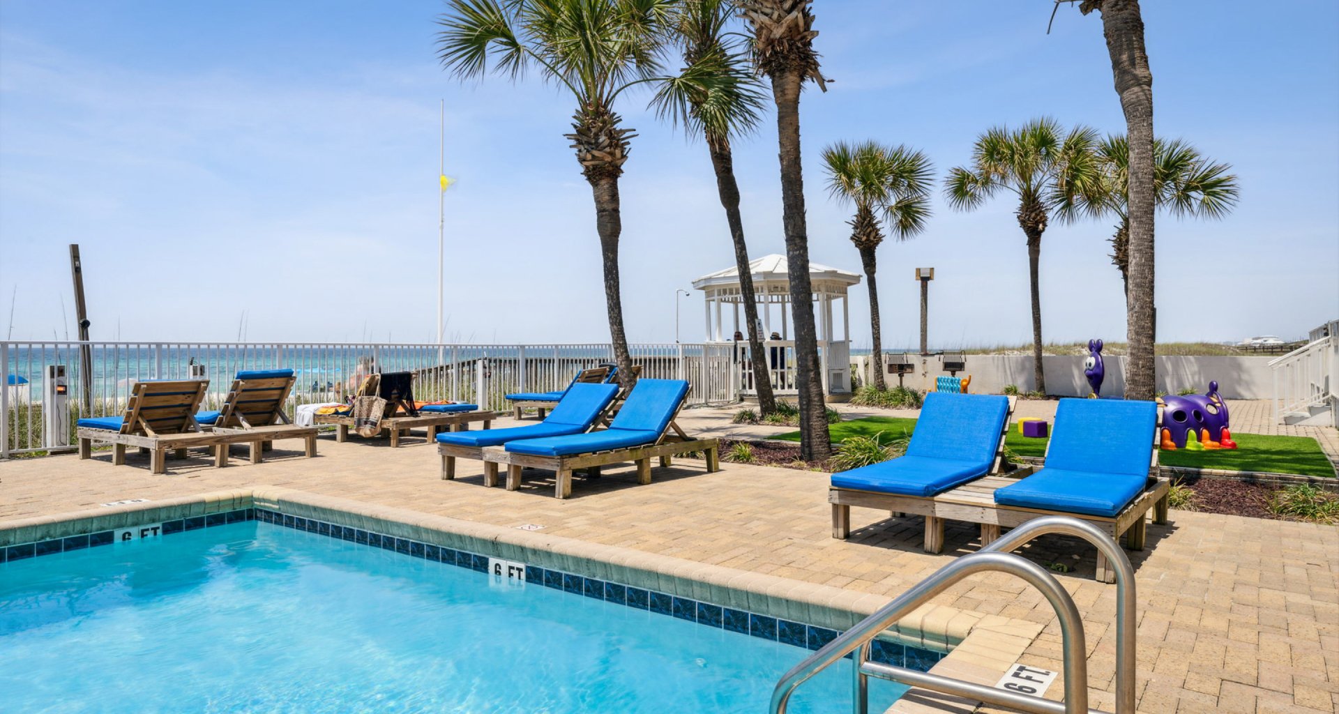 Luxurious Swimming Pool at Sugar Sands Beachfront Hotel, Florida